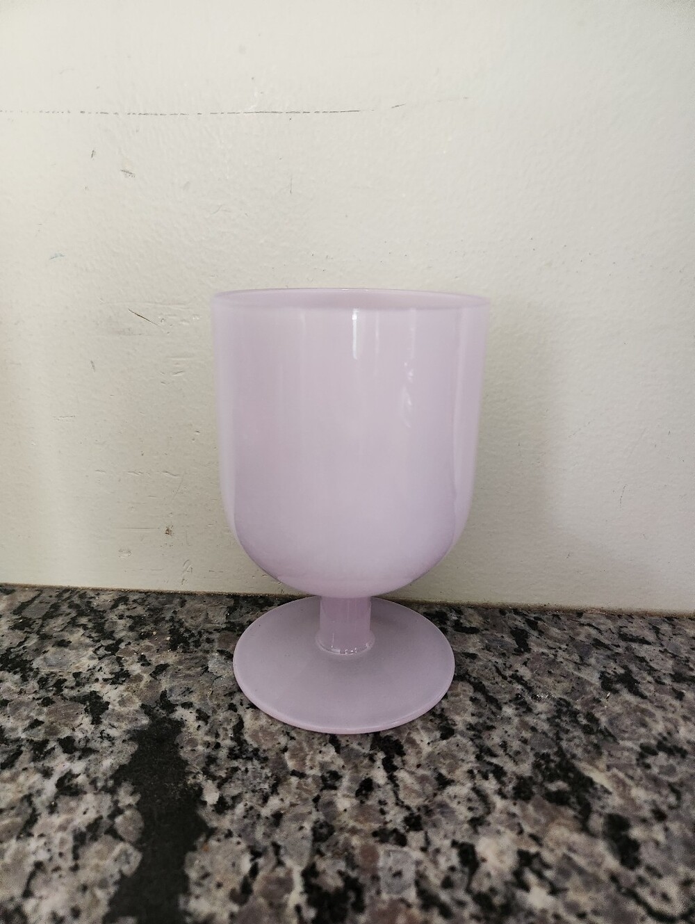 Anthropologie Purple Goblet Wine Glass